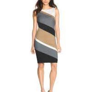 WHBM Color block dress